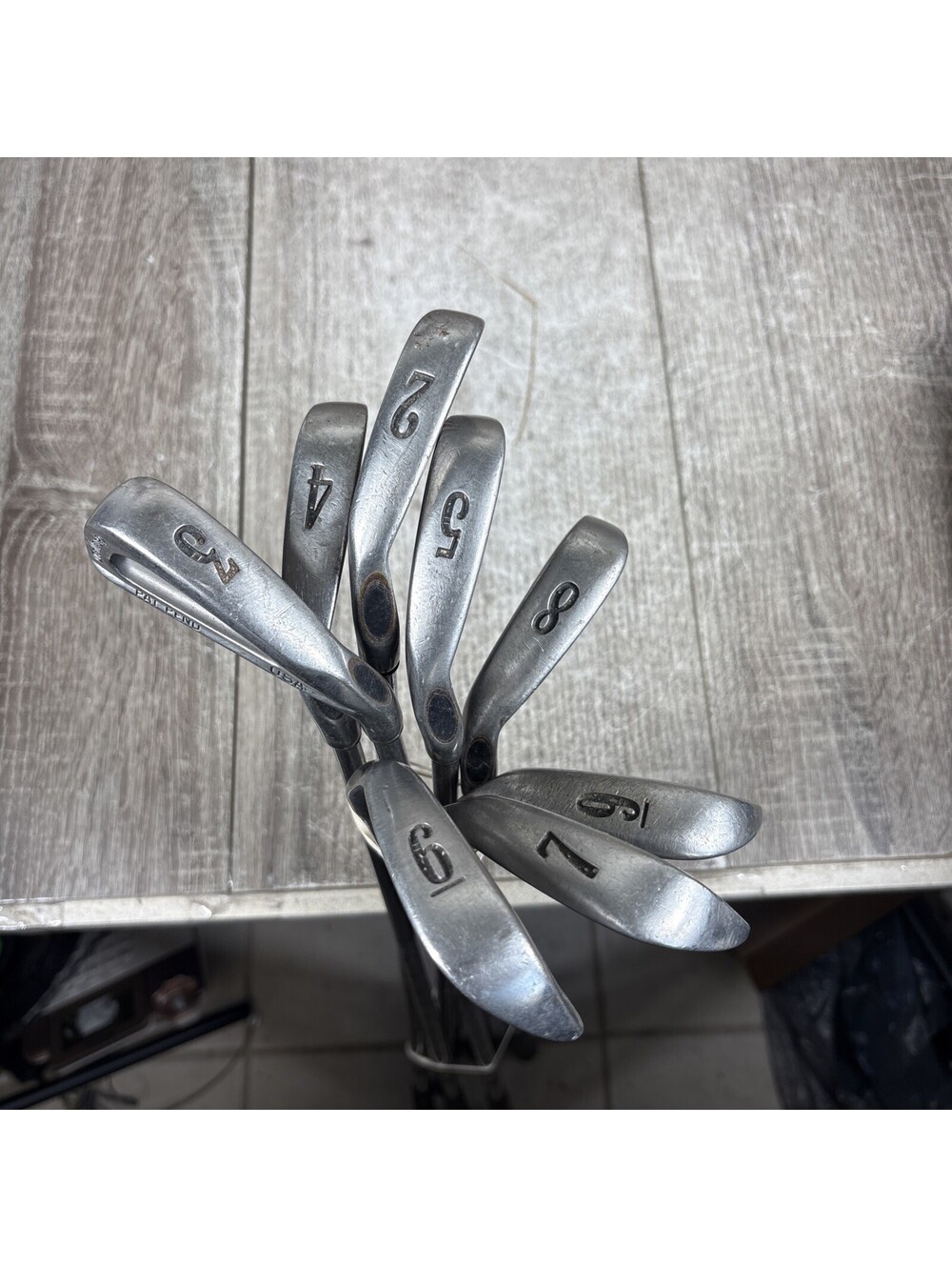 Vintage H&B PowerBilt Citation Iron Set 2-9 RH True Temper Steel USA